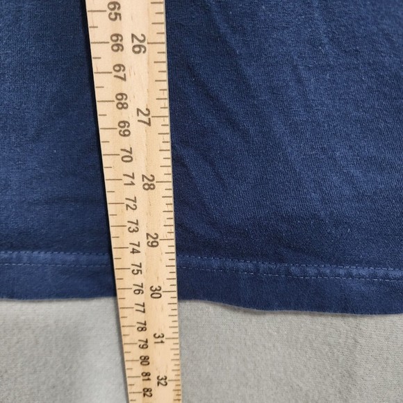 Nike TShirt Mens 2XL Blue Solid Seattle Seahawks 100% Cotton Short Sleeve Coupe - Picture 8 of 16